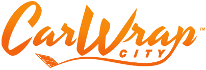 orange logo for Car Wrap City